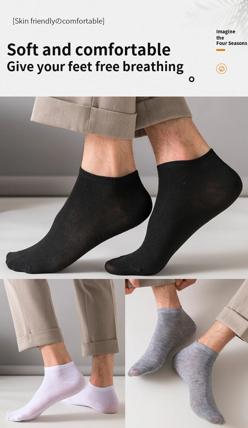 10-Pairs-Mens-Boat-Socks-Invisible-Low-Cut-Silicone-Non-slip-No-show-Summer-Ankle-Socks-Solid-Color--2018347