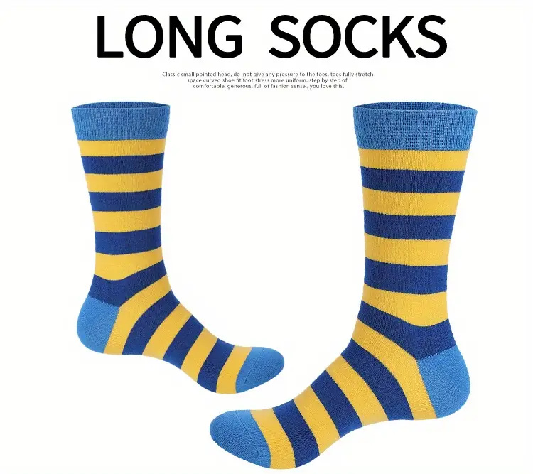 5-Pairs-Mens-Colorful-Striped-Funny-Novelty-Cotton-Dress-Socks-Cool-Design-Rich-Funky-Crew-Socks-for-2019777