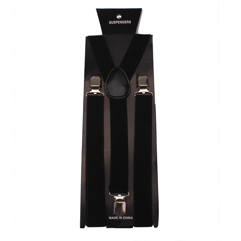 Mens-Classic-Black-Suspenders-Elastic-Y-Back-Adjustable-Braces-with-3-Metal-Clips-2022462
