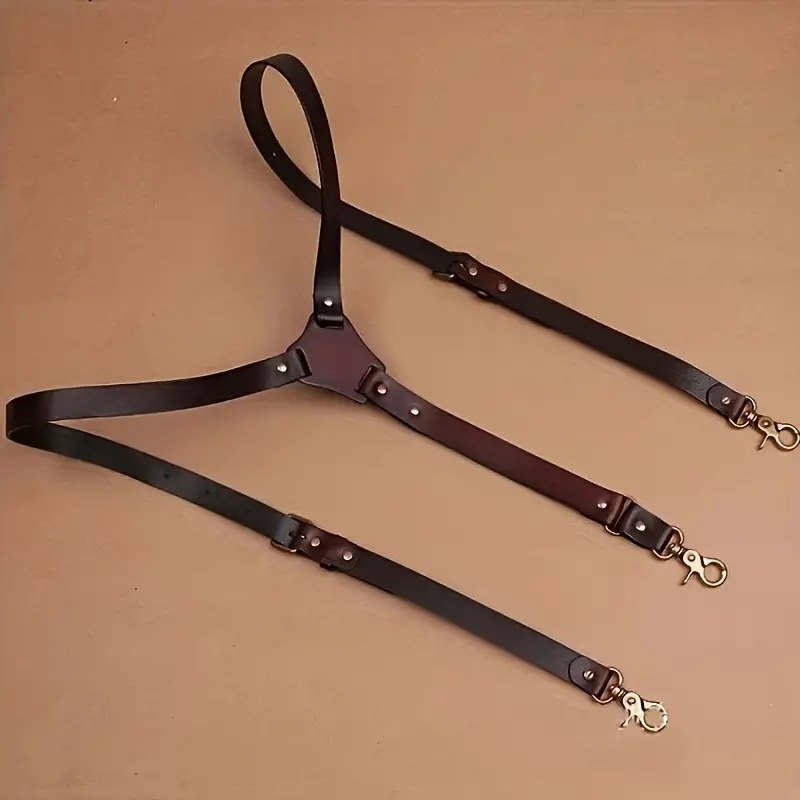 Mens-PU-Leather-Suspenders-Retro-Style-Y-back-Adjustable-Belt-Loop-3-Snap-Hooks-Belt-Mens-Trousers-B-2023876